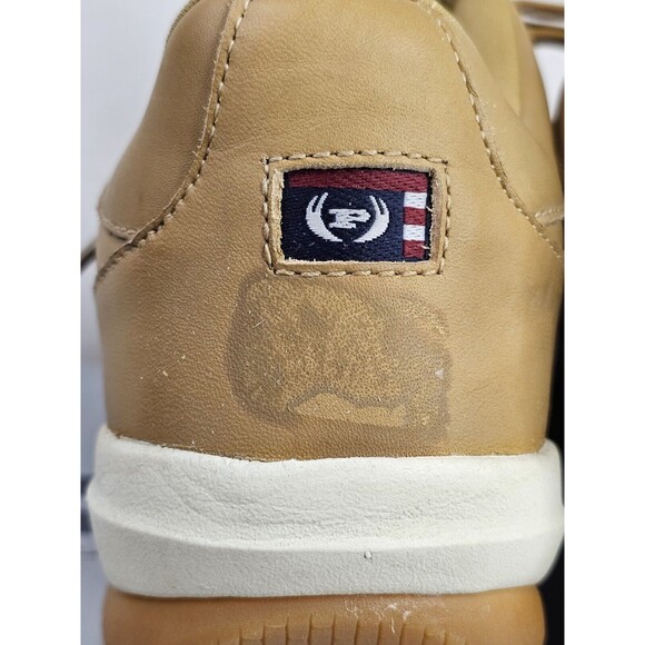 Phat Farm Mens Vintage Leather Tan Shoe Size 11 NOS NEW! Original Box - Picture 13 of 13